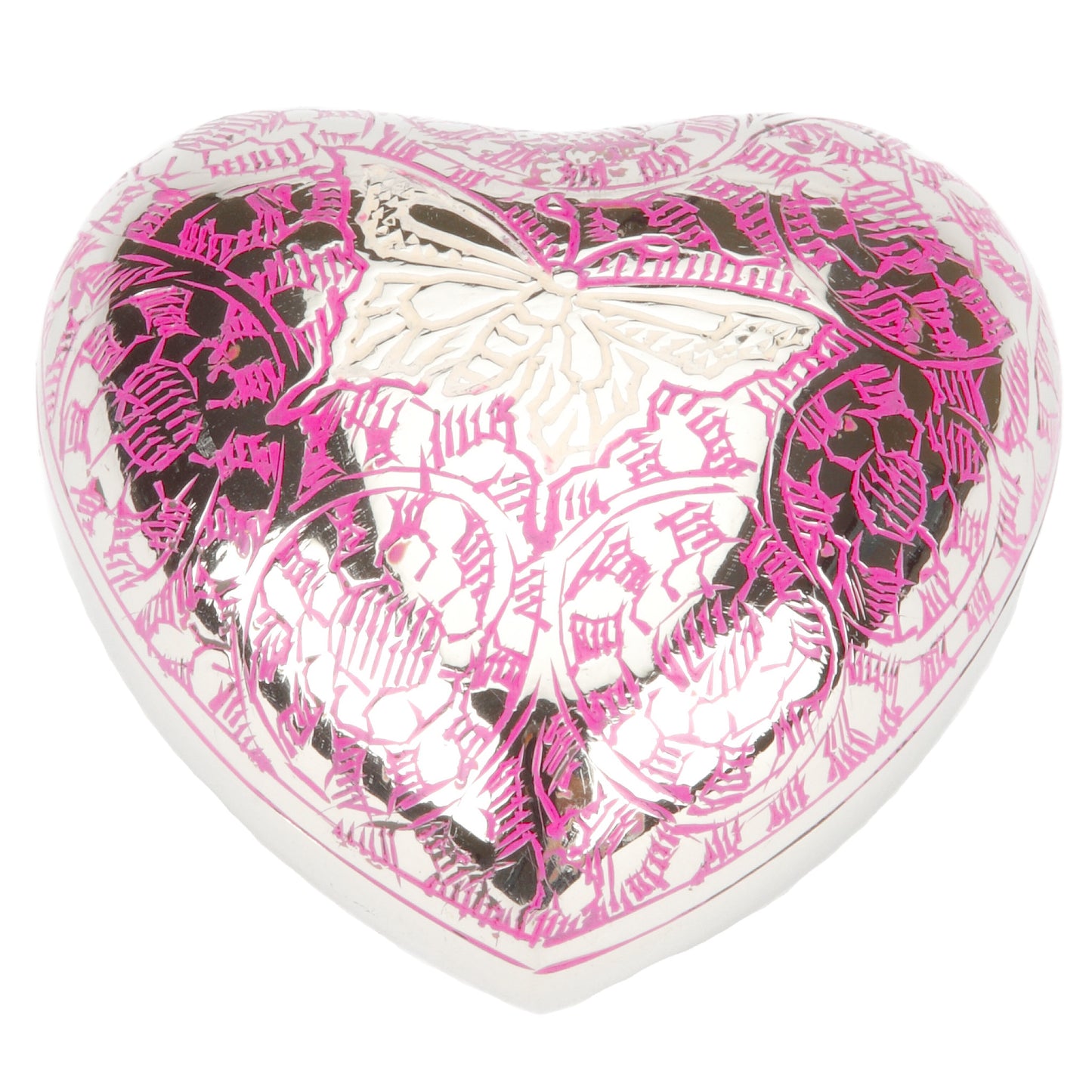 Portland Pink Heart Cremation Ashes Keepsake Mini Urn