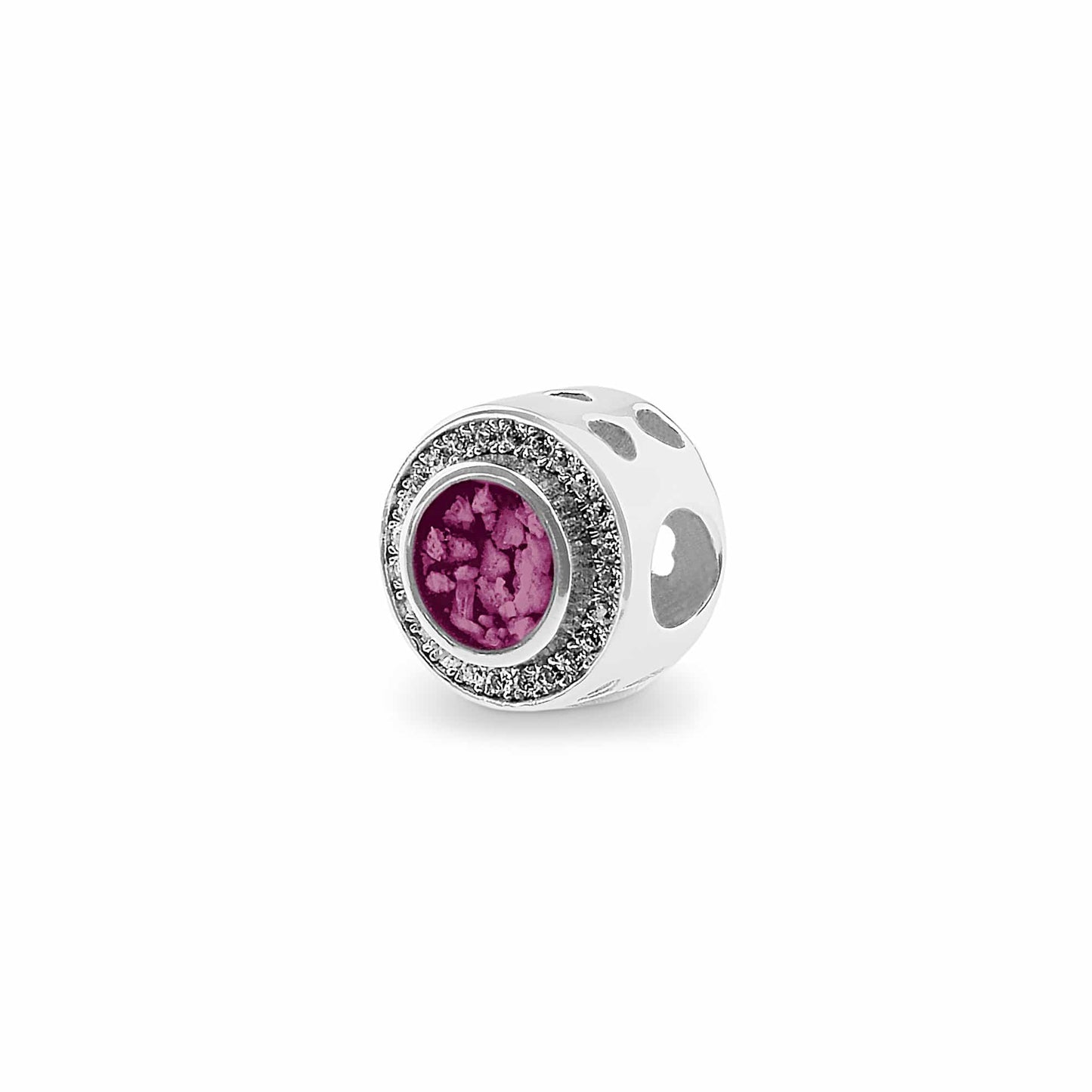Admire Memorial Ashes Charm Bead with Fine Crystals