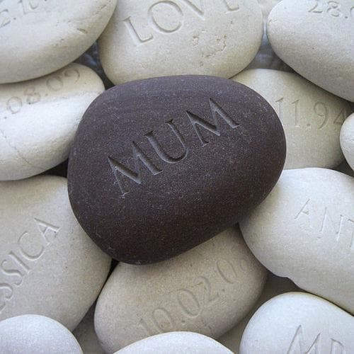 Personalised Engraved Pebble - Double Sided
